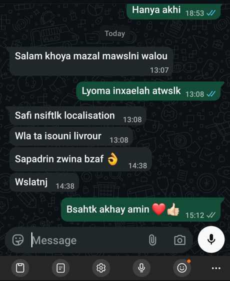 What they Send to us after receiving it.